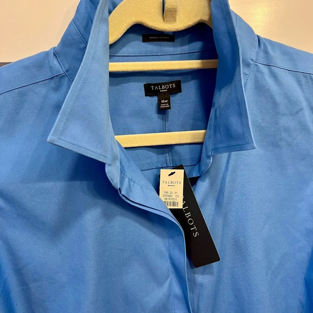 NWT NO WRINKLE SLEEVELESS BLOUSE - Picture 7 of 8